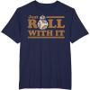 image:imageStar Wars Last Jedi Retro Just Roll BB8 Graphic TShirt TShirtNavy Blue