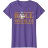 image:imageStar Wars Last Jedi Retro Just Roll BB8 Graphic TShirt TShirtPurple Heather