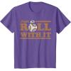 image:imageStar Wars Last Jedi Retro Just Roll BB8 Graphic TShirt TShirtPurple Heather