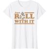 image:imageStar Wars Last Jedi Retro Just Roll BB8 Graphic TShirt TShirtWhite