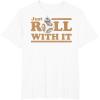 image:imageStar Wars Last Jedi Retro Just Roll BB8 Graphic TShirt TShirtWhite