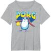 image:imageStar Wars Porg Chewbacca Approved Comic Portrait TShirtHeather Grey