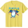 image:imageStar Wars Porg Chewbacca Approved Comic Portrait TShirtLemon Yellow
