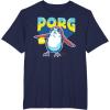 image:imageStar Wars Porg Chewbacca Approved Comic Portrait TShirtNavy Blue