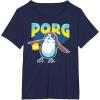 image:imageStar Wars Porg Chewbacca Approved Comic Portrait TShirtNavy Blue