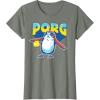 image:imageStar Wars Porg Chewbacca Approved Comic Portrait TShirtOlive Heather