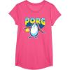 image:imageStar Wars Porg Chewbacca Approved Comic Portrait TShirtPink Heather