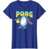 image:imageStar Wars Porg Chewbacca Approved Comic Portrait TShirtRoyal Blue