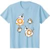 image:imageStar Wars Porg and BB8 Doodle TShirt TShirtBaby Blue
