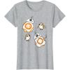 image:imageStar Wars Porg and BB8 Doodle TShirt TShirtHeather Grey