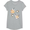 image:imageStar Wars Porg and BB8 Doodle TShirt TShirtHeather Grey