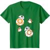 image:imageStar Wars Porg and BB8 Doodle TShirt TShirtKelly Green