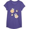 image:imageStar Wars Porg and BB8 Doodle TShirt TShirtPurple Heather
