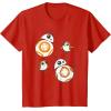 image:imageStar Wars Porg and BB8 Doodle TShirt TShirtRed
