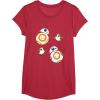 image:imageStar Wars Porg and BB8 Doodle TShirt TShirtRed Heather