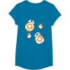 image:imageStar Wars Porg and BB8 Doodle TShirt TShirtSapphire Blue