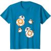 image:imageStar Wars Porg and BB8 Doodle TShirt TShirtSapphire Blue