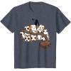 image:imageStar Wars Porgs Playing With Chewbaccas Things Portrait TShirtHeather Blue