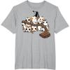 image:imageStar Wars Porgs Playing With Chewbaccas Things Portrait TShirtHeather Grey