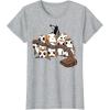 image:imageStar Wars Porgs Playing With Chewbaccas Things Portrait TShirtHeather Grey