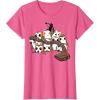 image:imageStar Wars Porgs Playing With Chewbaccas Things Portrait TShirtPink Heather
