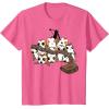 image:imageStar Wars Porgs Playing With Chewbaccas Things Portrait TShirtPink Heather