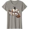 image:imageStar Wars Porgs Playing With Chewbaccas Things Portrait TShirtSlate Grey