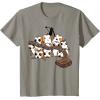 image:imageStar Wars Porgs Playing With Chewbaccas Things Portrait TShirtSlate Grey