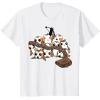 image:imageStar Wars Porgs Playing With Chewbaccas Things Portrait TShirtWhite