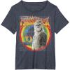 image:imageStar Wars Retro Rainbow Chewbacca The Wookiee TShirtHeather Blue