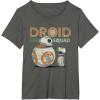 image:imageStar Wars Rise of Skywalker BB8 amp DO Droid Squad TShirtAsphalt Grey