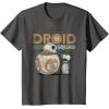 image:imageStar Wars Rise of Skywalker BB8 amp DO Droid Squad TShirtAsphalt Grey