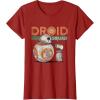 image:imageStar Wars Rise of Skywalker BB8 amp DO Droid Squad TShirtCranberry Red