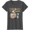 image:imageStar Wars Rise of Skywalker BB8 amp DO Droid Squad TShirtDark Heather Grey