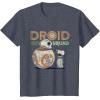 image:imageStar Wars Rise of Skywalker BB8 amp DO Droid Squad TShirtHeather Blue