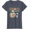 image:imageStar Wars Rise of Skywalker BB8 amp DO Droid Squad TShirtHeather Blue