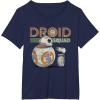 image:imageStar Wars Rise of Skywalker BB8 amp DO Droid Squad TShirtNavy Blue