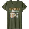 image:imageStar Wars Rise of Skywalker BB8 amp DO Droid Squad TShirtOlive Green