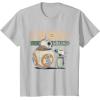 image:imageStar Wars Rise of Skywalker BB8 amp DO Droid Squad TShirtSilver Grey