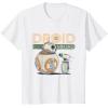 image:imageStar Wars Rise of Skywalker BB8 amp DO Droid Squad TShirtWhite