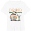 image:imageStar Wars Rise of Skywalker BB8 amp DO Droid Squad TShirtWhite