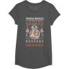 image:imageStar Wars Stitched BB8 Join The Resistance TShirtAsphalt Grey