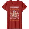 image:imageStar Wars Stitched BB8 Join The Resistance TShirtCranberry Red