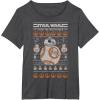 image:imageStar Wars Stitched BB8 Join The Resistance TShirtDark Heather Grey