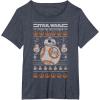 image:imageStar Wars Stitched BB8 Join The Resistance TShirtHeather Blue