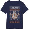 image:imageStar Wars Stitched BB8 Join The Resistance TShirtNavy Blue