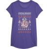 image:imageStar Wars Stitched BB8 Join The Resistance TShirtPurple Heather