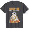 image:imageStar Wars The Force Awakens BB8 My Candy Halloween TShirtDark Heather Grey