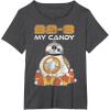 image:imageStar Wars The Force Awakens BB8 My Candy Halloween TShirtDark Heather Grey
