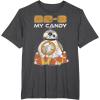 image:imageStar Wars The Force Awakens BB8 My Candy Halloween TShirtDark Heather Grey
